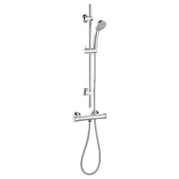 Vigo Chrome Round Thermostatic Bar Shower Mixer