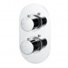 Seville Thermostatic Twin Shower Valve - Single Outlet