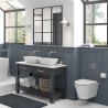 Milan Rimless Closed Coupled Open Back WC & Soft Close Seat