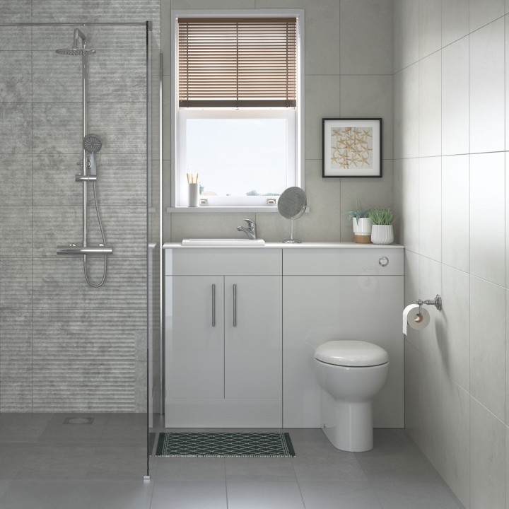 Varese Closed Coupled Open Back Toilet & Soft Close Seat