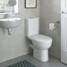 Varese Closed Coupled Open Back WC & Soft Close Seat