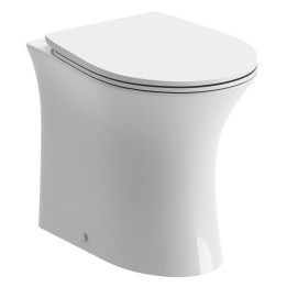 Salerno Rimless Back to Wall Toilet & Soft Close Seat