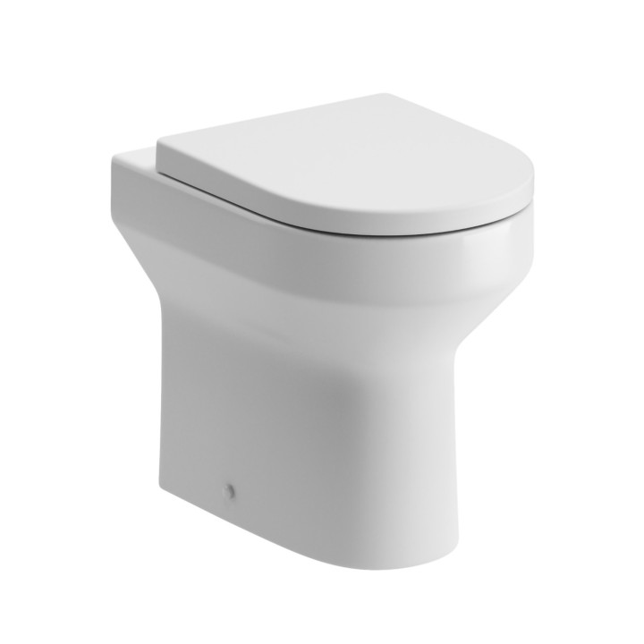 Palermo Back To Wall Comfort Height Toilet & Soft Close Seat