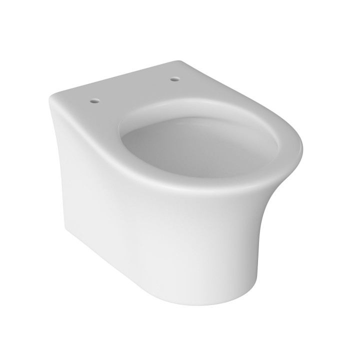 Salerno Rimless Wall Hung Toilet & Slimline Soft Close Seat