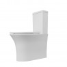 Salerno Rimless Closed Coupled Fully Shrouded WC & Soft Close Seat