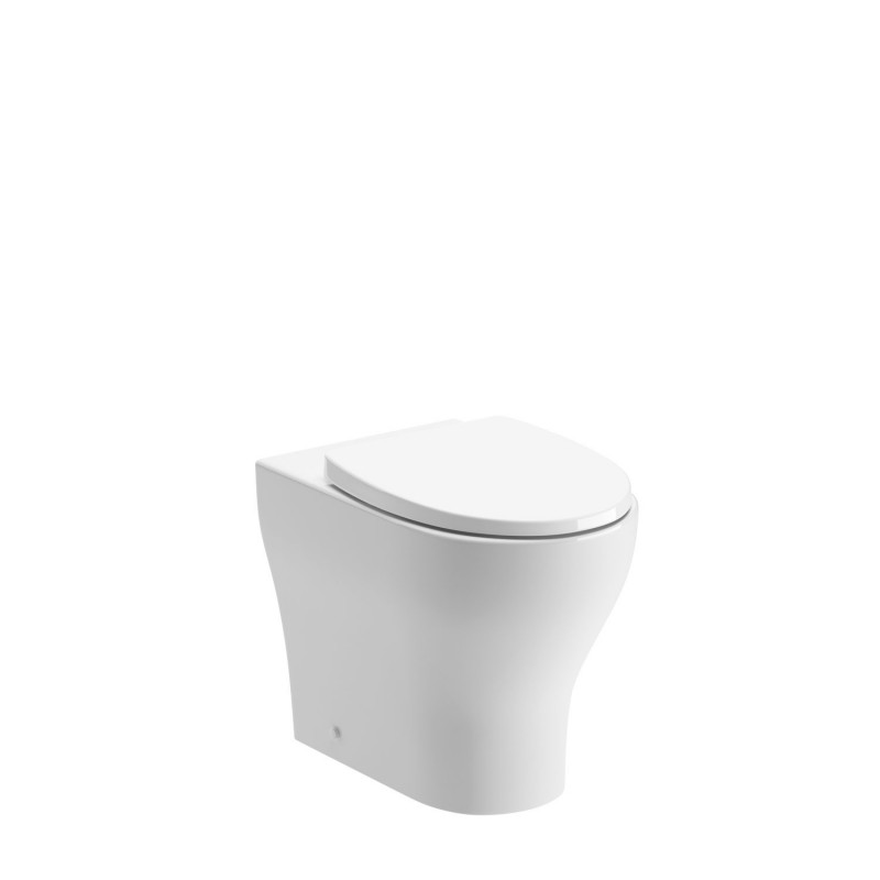 Trento Rimless Back To Wall WC & Soft Close Seat