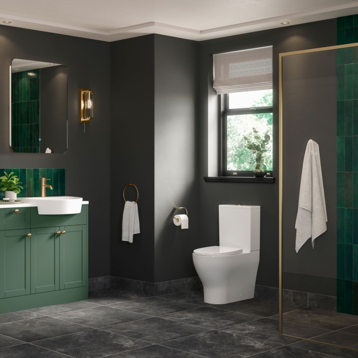 Trento Rimless Wall Hung Toilet & Soft Close Seat