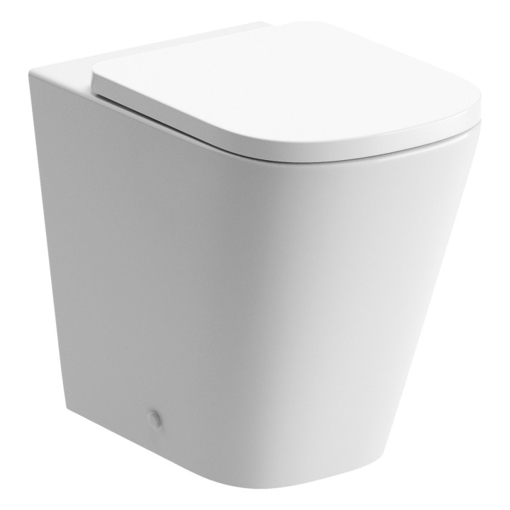 Messina Rimless Back To Wall Short Projection Toilet & Soft Close Seat