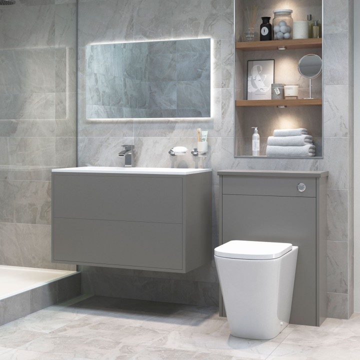 Messina Rimless Back To Wall Short Projection Toilet & Soft Close Seat