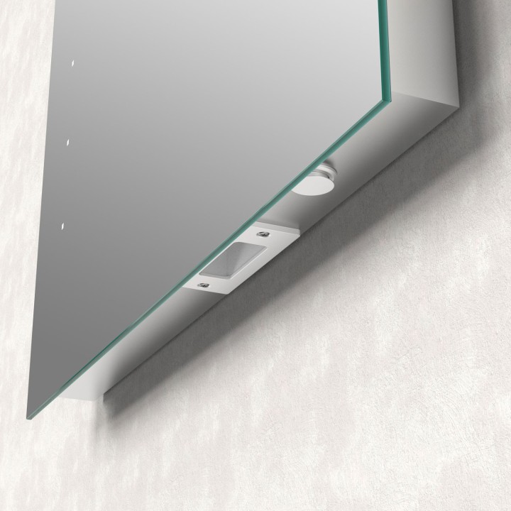 Montana Rectangle Battery-Operated LED Bathroom Mirrors (Rotatable) - 2 Sizes
