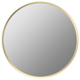Virginia Brushed Brass Round Bathroom Mirrors