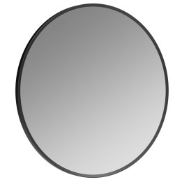 Virginia Matt Black Round Bathroom Mirrors
