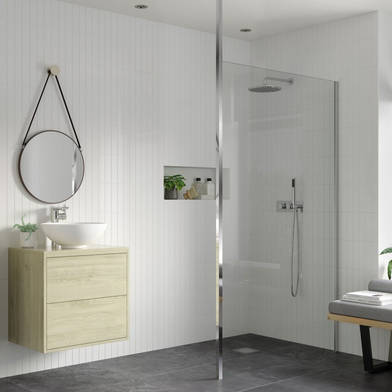 Lowri Wetroom Panels & Floor-to-Ceiling Pole