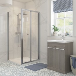 700mm to 900mm (w) Elin Chrome 6mm Side Panels for Shower Enclosures - 4 Sizes
