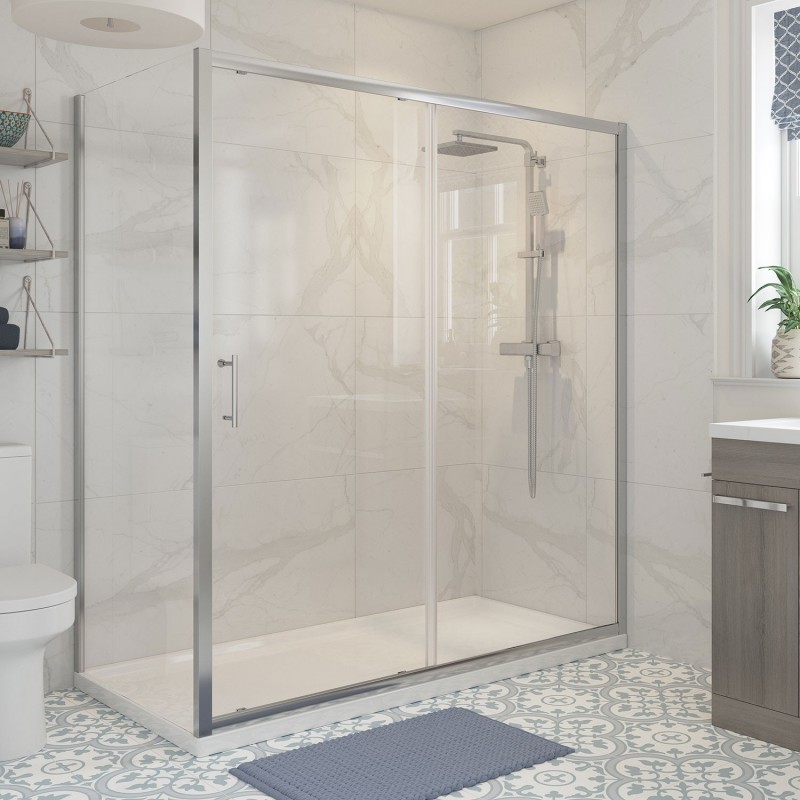 Elin Framed Sliding Shower Doors