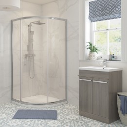 Elin Framed 1 Door Quadrant Shower Enclosure - 2 Sizes