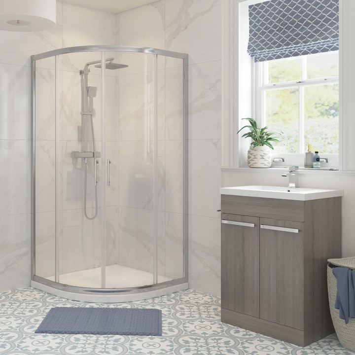 Elin Framed 2 Door Quadrant Shower Enclosures