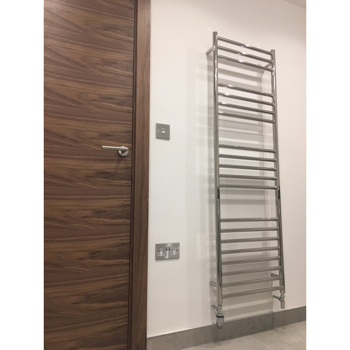 500mm x 1600mm  Polished Straight Stainless Steel Towel Rail