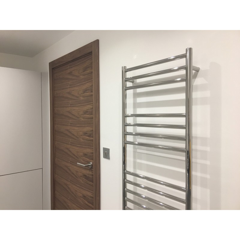 500mm (w) x 1600mm (h) Polished Straight "Stainless Steel" Towel Rail