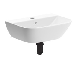Parma Cloakroom Basin & Black Bottle Trap 450mm (w) x 170mm (h) - 1 Tap Hole