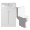 Kanazawa 550mm Vanity & Close Coupled Toilet Pack