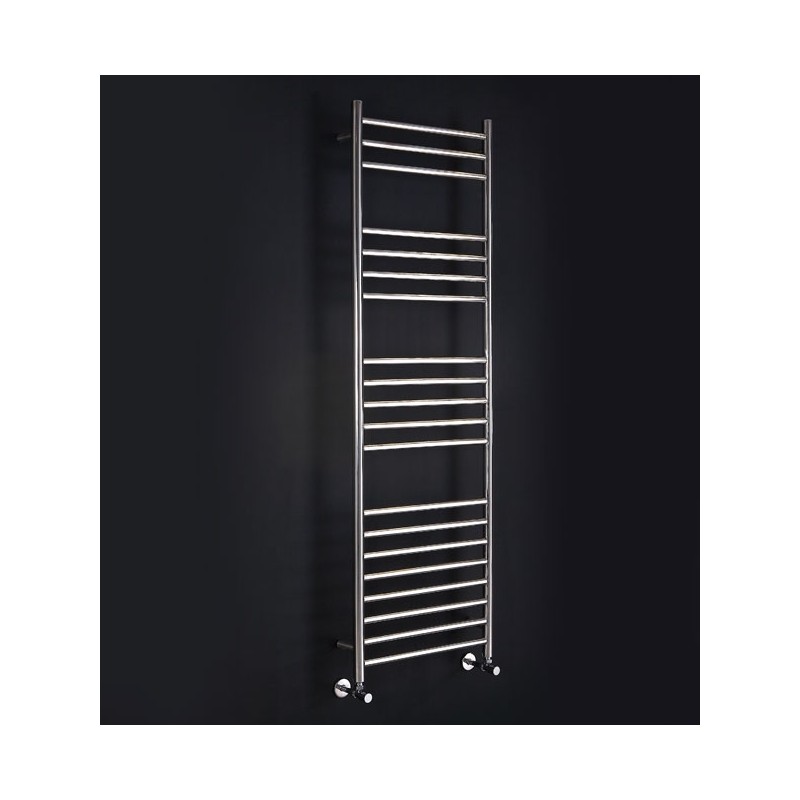 350mm (w) x 1600mm (h) Polished Stainless Steel Towel Rail