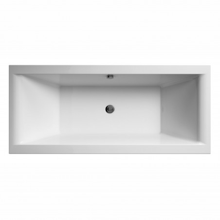 Asselby Square Double Ended Rectangular Bath 1700mm (L) x 700mm (W) - Eternalite Acrylic