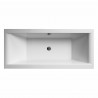 Asselby Square Double Ended Rectangular Bath 1700mm (L) x 700mm (W) - Eternalite Acrylic