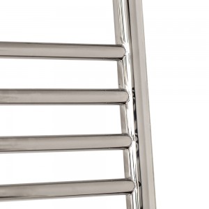 350mm (w) x 600mm (h) Polished Straight "Stainless Steel" Towel Rail