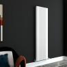 470mm (w) x 1800mm (h) "Cariad" Double Panel White Vertical Aluminium Radiator (10 Extrusions)