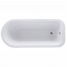 Barnsbury Freestanding Traditional Bath - 1700mm (L) x 750mm (W) x 650mm (D) - Deacon Leg Set - Insitu