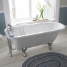 Barnsbury Freestanding Traditional Bath - 1700mm (L) x 750mm (W) x 650mm (D) - Deacon Leg Set - Insitu