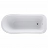 Brockley Freestanding Traditional Bath - 1500mm (L) x 730mm (W) x 770mm (D) - Deacon Leg Set - Insitu