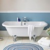 Brockley Freestanding Traditional Bath - 1700mm (L) x 745mm (W) x 650mm (D) - Deacon Leg Set - Insitu