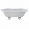 Kingsbury Freestanding Traditional Bath - 1500mm (L) x 745mm (W) x 650mm (D) - Deacon Leg Set