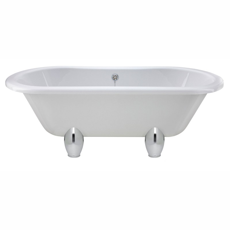 Kingsbury Freestanding Traditional Bath - 1700mm (L) x 745mm (W) x 650mm (D) - Deacon Leg Set