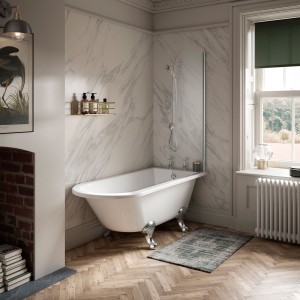 Kingsbury Freestanding Traditional Bath - 1500mm (L) x 750mm (W) x 470mm (D)