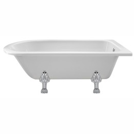 Kingsbury Freestanding Traditional Bath - 1700mm (L) x 750mm (W) x 470mm (D) - Pride Leg Set