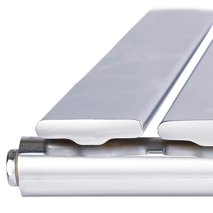 450mm (w) x 1800mm (h) Luna Chrome Vertical Radiator