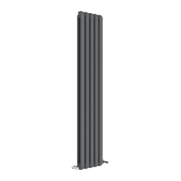 318mm (w) x 1800mm (h) Elias Anthracite Vertical Radiator