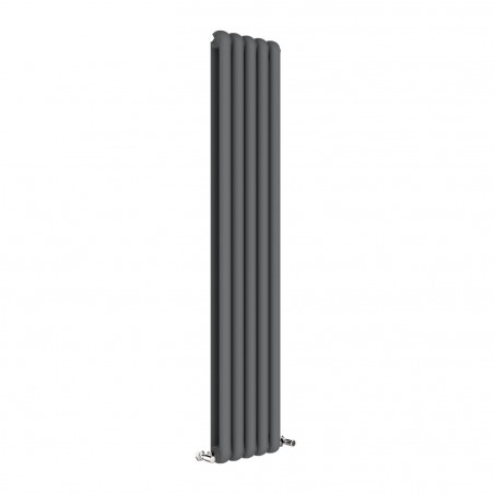 318mm (w) x 1800mm (h) Elias Anthracite Vertical Radiator