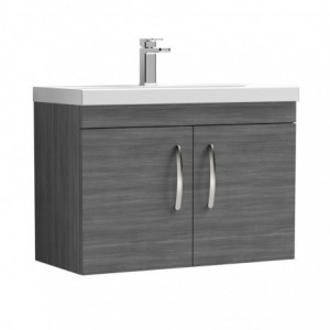 800mm Wall Hung Cabinet With Basin 1