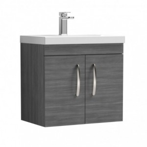 600mm Wall Hung Cabinet With Basin 1