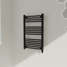 500mm (w) x 800mm (h) Electric "Straight Black" Towel Rail