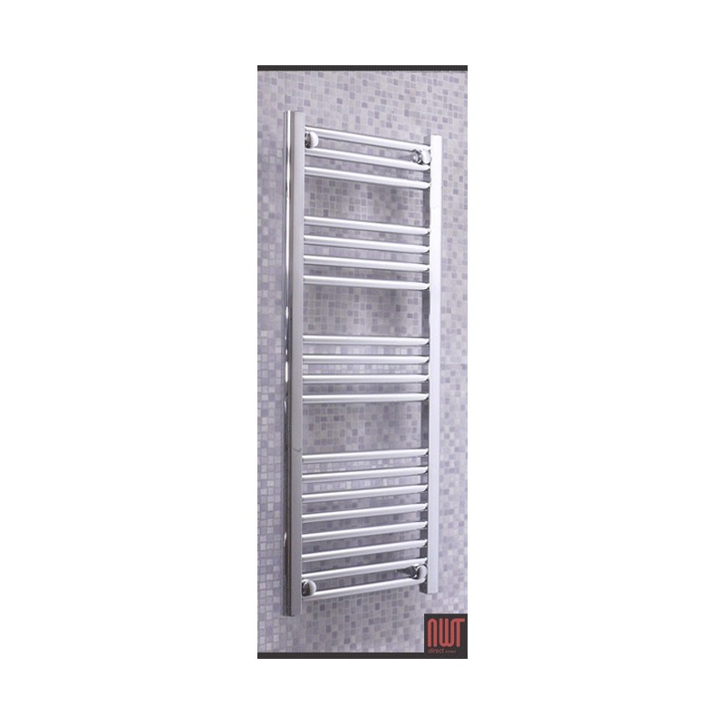 400mm  x 1000mm Straight Chrome Towel Rail