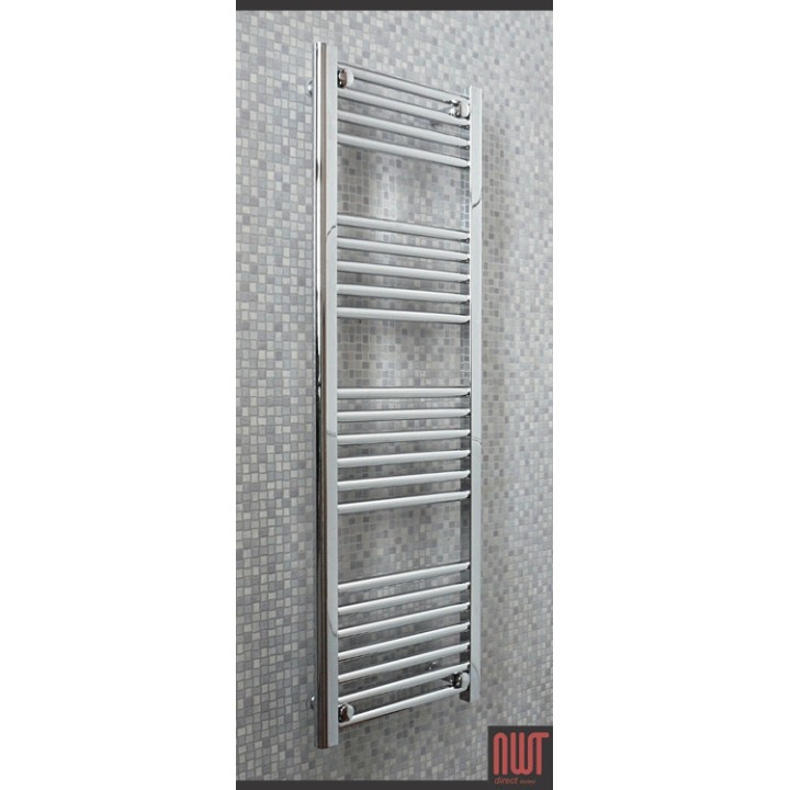 400mm  x 1200mm Straight Chrome Towel Rail