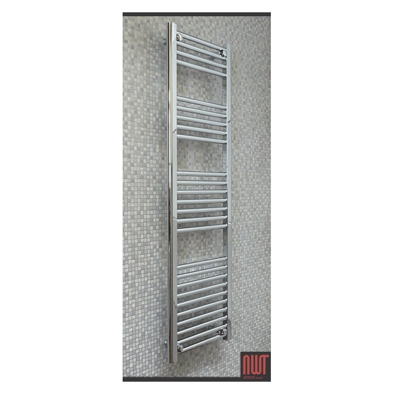 400mm  x 1400mm Straight Chrome Towel Rail