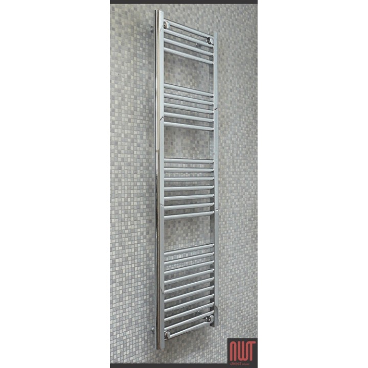 400mm  x 1400mm Straight Chrome Towel Rail