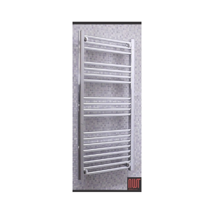 500mm  x 1000mm Straight Chrome Towel Rail