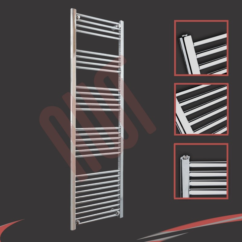 500mm  x 1600mm Straight Chrome Towel Rail